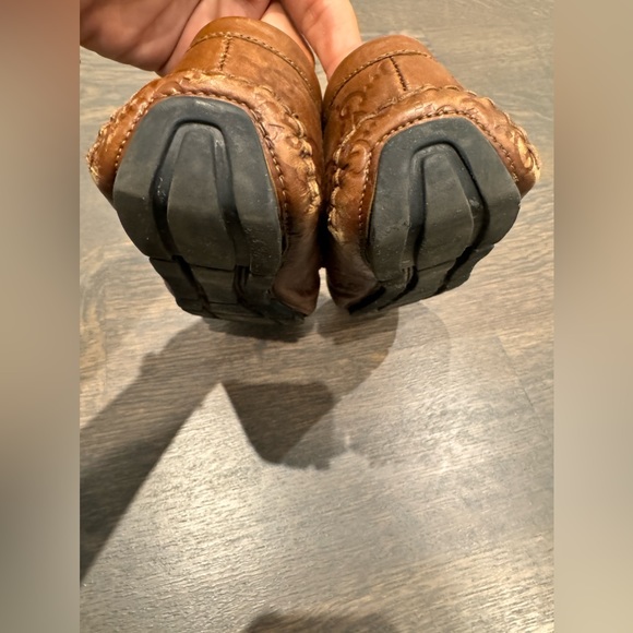 Authentic Pre-Owned Gucci Brown Monogram Flats- Size 39.5 - Picture 7 of 10